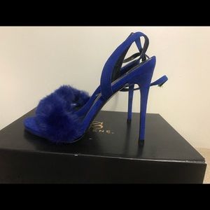 Blue Fuzzy Pump